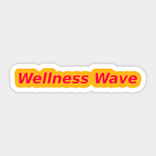 Wellness Waves Sticker